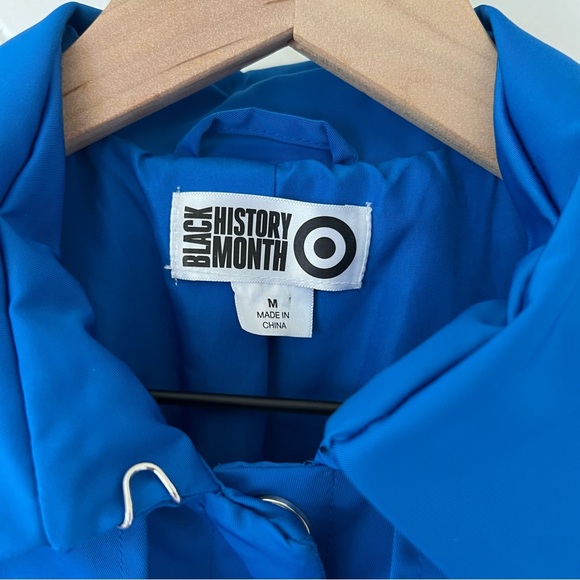 Target/Samantha Black Black History blue jacket NWOT - Picture 4 of 6